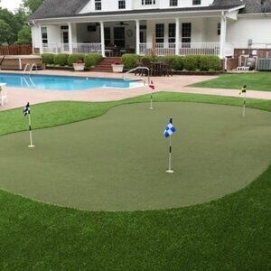 Golf Flagstick Mini, Putting Green Flag for Yard, All 3 Feet, Double-Sided